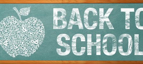 Happy first week of classes - Back to school banner