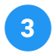 3 Blue Circle