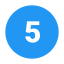 5 Blue Circle